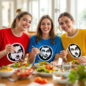 Cheerful Meal Gathering