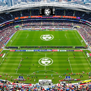 Vibrant Soccer Stadium