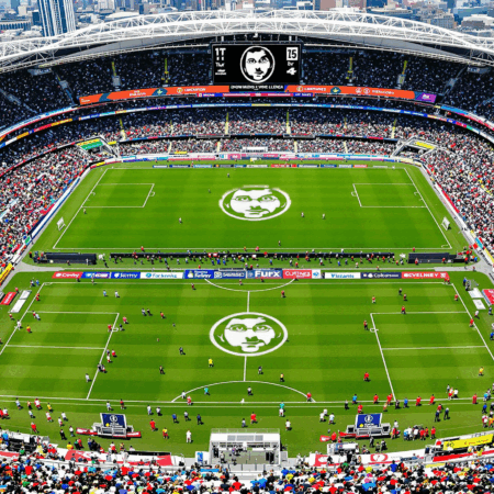 Vibrant Soccer Stadium